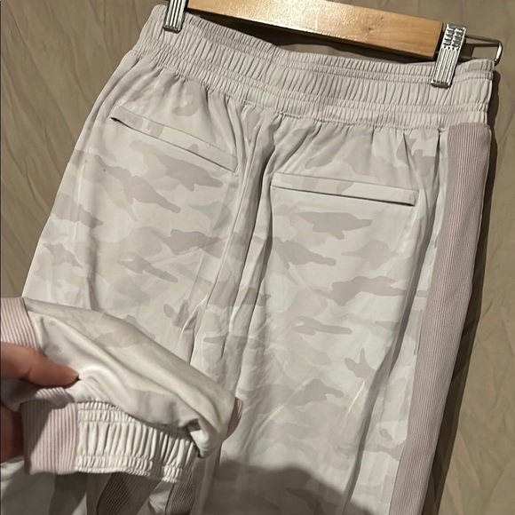 Athleta White Camo Track Pants - Picture 2 of 3
